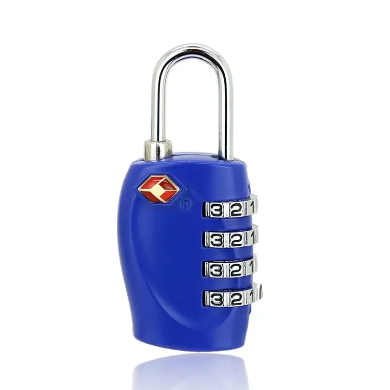 Black 4 Dials Resettable Combination Password Lock Safe Door Locker Pad Lock Padlock Travel Luggage Suitcase gym lock