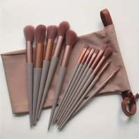 Pinceaux de maquillage complets JLY à poils doux et moelleux pour fond de teint, anticernes, fard à paupières, poudre fixante