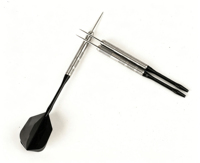 Fléchettes à pointe en acier tungstène 23g à corps droit, directement de l'usine, ensemble de fléchettes de compétition professionnelles avec accessoires