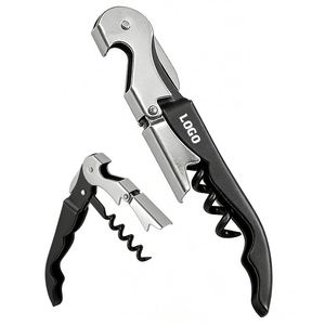 Custom Logo Multi-Function Corkscrew Stainless <b>Bottle</b> Professional <b>Wine</b> Kitchen Beer Opener - Product Image 1