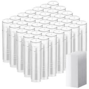 Özel yüksek kalite benzersiz Lipgloss kozmetik konteyner ambalaj temizle pembe 15g 10ml kozmetik ruj tüpleri dudak parlatıcısı tüp