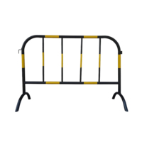 Panneau de clôture temporaire en acier galvanisé anti-rouille personnalisable, facilement assemblable, barrière de contrôle des foules