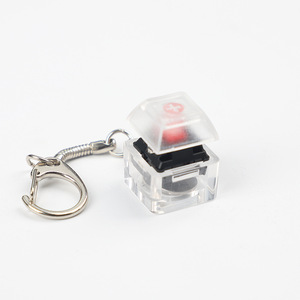 Clear Plastic in Stock Key Ring <strong>Switch</strong> Axis <strong>Tester</strong> with One Pc Keycap for Cherry Kailh <strong>Outemu</strong> Gateron <strong>Switches</strong> - Product Image 5