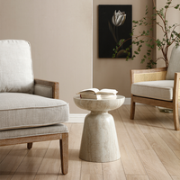Bureau élégant en faux marbre de fibre de verre Design minimaliste européen