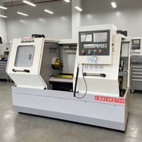 Tour CNC économique ShanDong HR CK6140, centre de tournage horizontal adapté au traitement des métaux, tour CNC CK6140