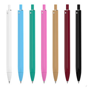 Stylos à encre gel en plastique colorés pour étudiants, promotionnels pour les entreprises, avec logo personnalisé - Product Image 4