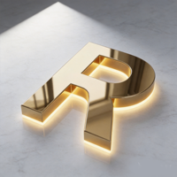 Lettres lumineuses décoratives murales personnalisables argentées à économie d'énergie, étanches IP65 pour les sociétés de publicité et les boîtes de nuit