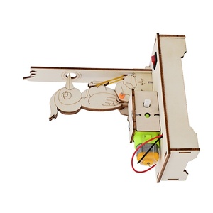 OKYN-G9182 Kit de Modelo de Pájaro Carpintero Eléctrico de Madera para Ensamblar, con Motor, Material Didáctico STEM para Uso Escolar y de Laboratorio - Product Image 6