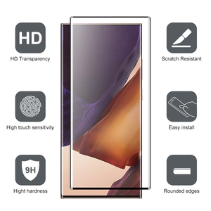 2020 nuevo modelo completa curvo de cristal templado Protector de pantalla para <span class=keywords><strong>Samsung</strong></span> Nota 20 - Product Image 3