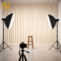Rideaux de fond de studio photo ignifuges, insonorisants, en velours acoustique, résistants au feu, pour studio de photographie