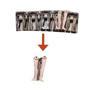 Tam vücut yeniden doğmuş kadın Genital organlar manken kiti Pvc kafa PVC oyuncak bebek kalıplama - Product Image 1