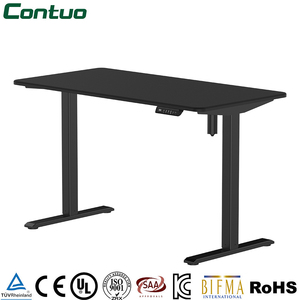 Ergonomic Office Furniture Electric Motorized Single Motor Lifting Computer Table Height Adjustable Standing <strong>Desk</strong> - Product Image 1