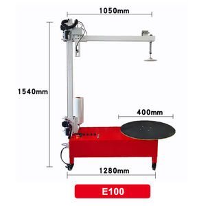 Película de cinta Wallepac, máquina de embalaje completamente automática, máquina de embalaje portátil de equipaje de cartón eléctrico con tocadiscos de 40/60Cm - Product Image 6