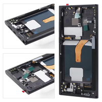 Untuk S22 Ultra/S908 OLED/TFT LCD Layar Sentuh Kecerahan Tinggi dengan Bingkai, Perbaikan Penggantian Layar Ponsel, Garansi 1 Tahun