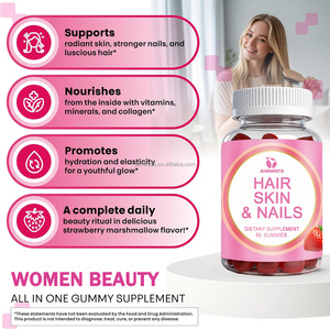 Integratori OEM per <span class=keywords><strong>Capelli</strong></span>, Pelle e <span class=keywords><strong>Unghie</strong></span>, Prodotti di Bellezza per Donne, Supplementi di Biotina per la Crescita dei <span class=keywords><strong>Capelli</strong></span> con Biotina e Vitamine A, C, E - Product Image 3