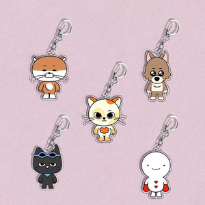 Llavero Colgante de Moda con Diseño Personalizado de la Serie de Dibujos Animados BOYNEXTDOOR BBNEXDO, Impresión UV en Acrílico de Alta Calidad - Product Image 2