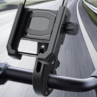 Support de téléphone pour guidon de moto et vélo BM47 exceptionnel 2024, rotatif à 360°, réglable, ABS, flexible, 3,5 à 7 pouces
