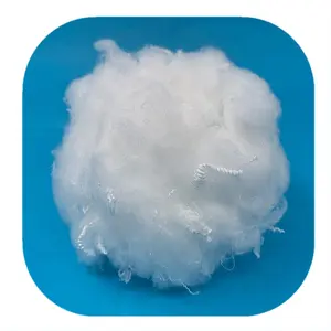 Polyester Fill Fibre Virgin 0.9D Synthetic Down Like Micro Polyester Fiber For Filling