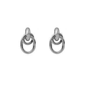 Pendientes al por Mayor para Mujer, Pendientes <span class=keywords><strong>de</strong></span> Botón Chapados en <span class=keywords><strong>Oro</strong></span> <span class=keywords><strong>de</strong></span> 18K, Joyería <span class=keywords><strong>de</strong></span> Moda para Mujer, Pendientes Gruesos con Diseño <span class=keywords><strong>de</strong></span> Nudo - Product Image 6