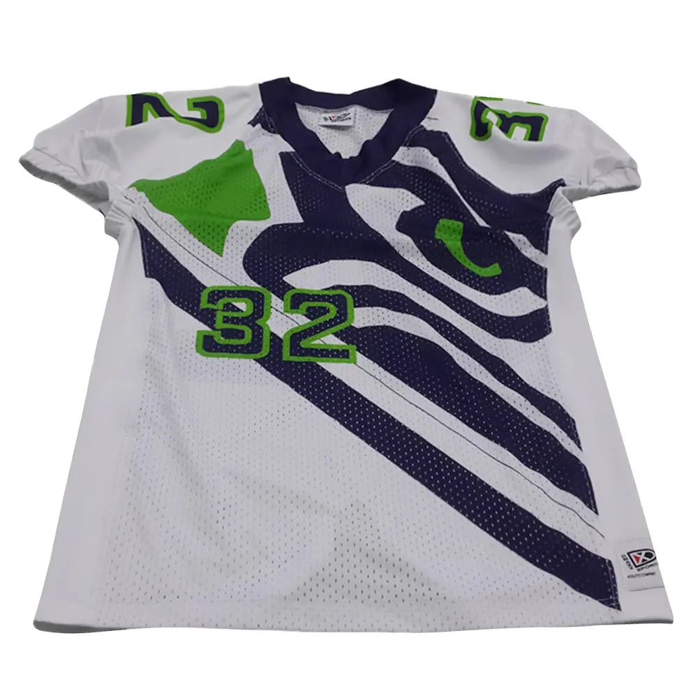 high school custom sublimated 4 way stretch mesh spandex American football jerseys