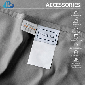 Cloudland 300TC 100% Cotton Modern 4-Piece King Size Bedding Set <strong>Fitted</strong> <strong>Sheet</strong> - Product Image 3