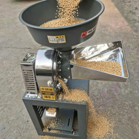 Machine à moudre multi-usages en acier inoxydable pour céréales, riz, soja, beurre d'arachide, pâte de piment, aliments secs et humides