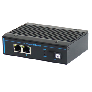 ตัวแปลงสัญญาณอีเธอร์เน็ต SFP เป็น RJ45 สำหรับอุตสาหกรรม ขายดี 10/100Mbps 2 พอร์ตเครือข่าย 1 SFP ติดตั้งบนราง DIN รองรับ POE ตัวรับส่งสัญญาณไฟเบอร์ - Product Image 6