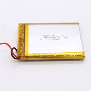 GEB925870 3.7V <span class=keywords><strong>5000mAh</strong></span> Dung Lượng Cao Lithium Polymer Có Thể Sạc Lại Pin Lưu Trữ Di Động Chu Kỳ Sâu Kỹ Thuật Số Pin Lipo - Product Image 3