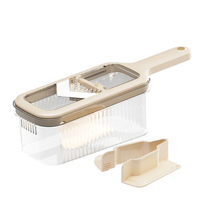Simple Style <b>Multifunctional</b> <b>Vegetable</b> <b>Cutter</b> With Storage Container For Kitchen Use - Product Image 5