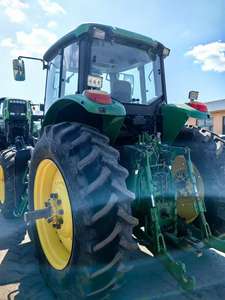 Tractor agrícola John y Deereee 120 HP 4x4 usado original con implementos completos a precios muy baratos en Francia - Product Image 4