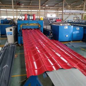 Высококачественная гофрированная кровельная плитка PPGI, современный дизайн, недорогие кровельные материалы - Product Image 1