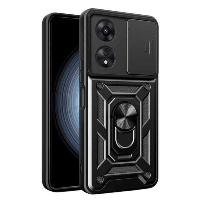 Camera Privacy Case for OPPO A58 A78 A98 A79 5G A58 A38 A18 A57 A54 A74 A94 A53 A52 A12 A17K 4G Lens Protection Shockproof Armor