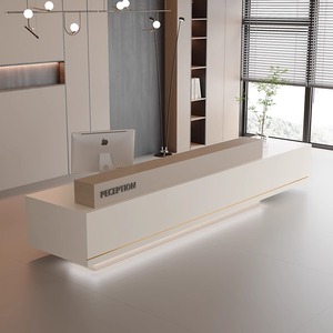 Mostrador de Recepción Industrial, Mostrador de Esquina para Vestíbulo, Bar, KTV, Salón de Billar, Hotel, Club de Deportes Electrónicos - Product Image 1