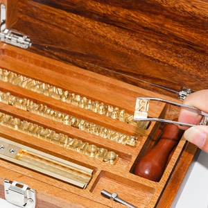 Copper Custom Flower Mold with Brass LOGO for Hot Foil Stamping Machine ZhengFei Brand Model 002 7-Year Mould Life Household Use - Product Image 2