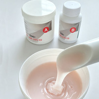 Caoutchouc de silicone liquide à dureté ultra-faible, couleur chair 0 Shore, pour la fabrication de peaux de robots et de modèles de pratique médicale