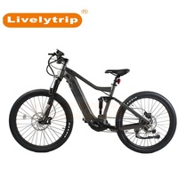 Vélo électrique tout-terrain à pneus larges de 27,5 pouces, 500W, 48V, 9 vitesses, avec assistance au pédalage et accélérateur, confortable