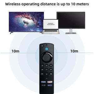 หูฟังไร้สาย AF-V7 4K <span class=keywords><strong>HD</strong></span> firetv <span class=keywords><strong>Stick</strong></span> Alexa รีโมทคอนโทรลพร้อมฟังก์ชั่นเสียงสำหรับ Amazon <span class=keywords><strong>Fire</strong></span> <span class=keywords><strong>TV</strong></span> รุ่นอินเดีย - Product Image 3