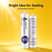 Scellant silicone pour toiture SANVO, durcissement neutre, 300 ml, résistant aux intempéries, résistant au vieillissement, résistant aux fissures, emballage pour la construction, haute adhérence