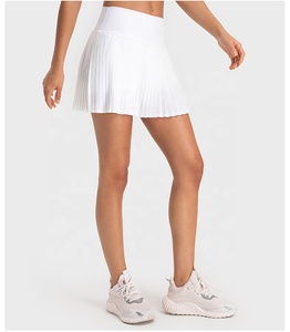 Vente en gros <span class=keywords><strong>de</strong></span> tissu <span class=keywords><strong>de</strong></span> refroidissement Luxtre <span class=keywords><strong>de</strong></span> haute qualité pour femmes Mini vert Sports <span class=keywords><strong>de</strong></span> plein air entraînement Yoga course à pied plissé Tennis <span class=keywords><strong>Golf</strong></span> <span class=keywords><strong>jupe</strong></span> - Product Image 4