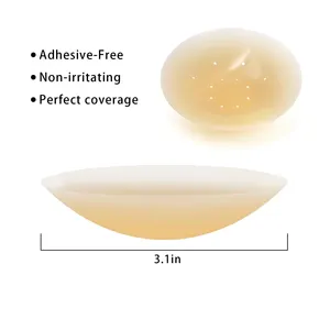Nipple Covers Non-Adhesive Silicone Nipple Pasties for Women Reusable Nipple Covers No Show