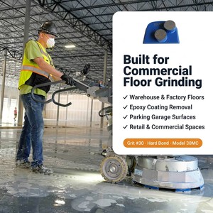 Bloque abrasivo duradero <span class=keywords><strong>de</strong></span> diamante SANG Metal Bond Lavina <span class=keywords><strong>de</strong></span> 30 granos para pulir pisos <span class=keywords><strong>de</strong></span> epoxi y concreto - Product Image 5
