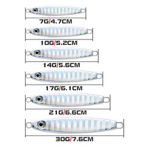 เหยื่อจิ๊ก<span class=keywords><strong>ตก</strong></span><span class=keywords><strong>ปลา</strong></span>ทะเลน้ำจืด Emma IMA แบบตะกั่ว แผ่นเหล็ก น้ำหนัก 7-30 กรัม ตีไกล <span class=keywords><strong>ตก</strong></span><span class=keywords><strong>ปลา</strong></span>แบบจิ๊กกิ้ง ตะขอคู่ สำหรับ<span class=keywords><strong>ปลา</strong></span>เพิร์ช - Product Image 2