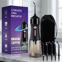 Nettoyeur de dents à eau étanche de marque privée Flosser dentaire électrique voyage nettoyage des dents eau dentaire Flosser
