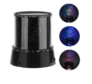 Newish 3D Kids Baby Room Home Decor Christmas Flash Colorful Sky Projector Starry <strong>Star</strong> Moon Master Lamp Kid Led Night Light - Product Image 1