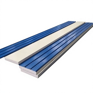 Panneau en alliage d'aluminium isolé ignifuge moderne, âme en laine de roche, écologique pour les toitures extérieures des écoles et des centres commerciaux - Product Image 1