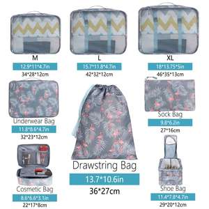 Juego de 8 Organizadores de Maletas Grandes, Bolsas Organizadoras de Equipaje, Bolsas Esenciales para Viaje, Bolsas de Almacenamiento de Ropa - Product Image 2