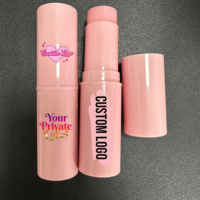Collagen Balm Stick met Aangepast Logo, Anti-rimpel Gezichts- en Lippenbalsem, Volufiline Verstevigende PDRN Roze Collageen Volume Multi Balm