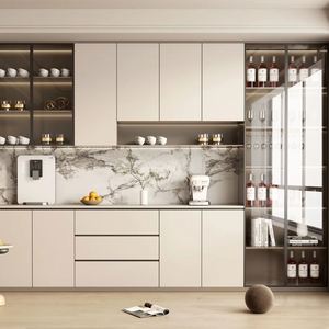 ตู้เก็บไวน์สแตนเลสแบบใสตู้เก็บไวน์ที่ประตูกระจกห้องเก็บไวน์ - Product Image 1