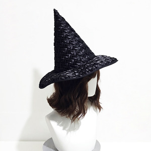 Chapeau de sorcière tissé Luling Yaoyao, taille unique, accessoire de costume d'Halloween, chapeau de fête - Product Image 3