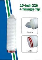 Nouveau filtre à eau à prix réduit, membrane PP plissée de 0,22 micron, cartouche 226 en polypropylène, filtration et purification des boissons, 1 an